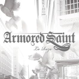 Armored Saint – La Raza (White Black Marbled)