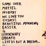 AVENGED SEVENFOLD - LIFE IS BUT A DREAM (COLORED)