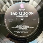 BAD RELIGION - NO SUBSTANCE